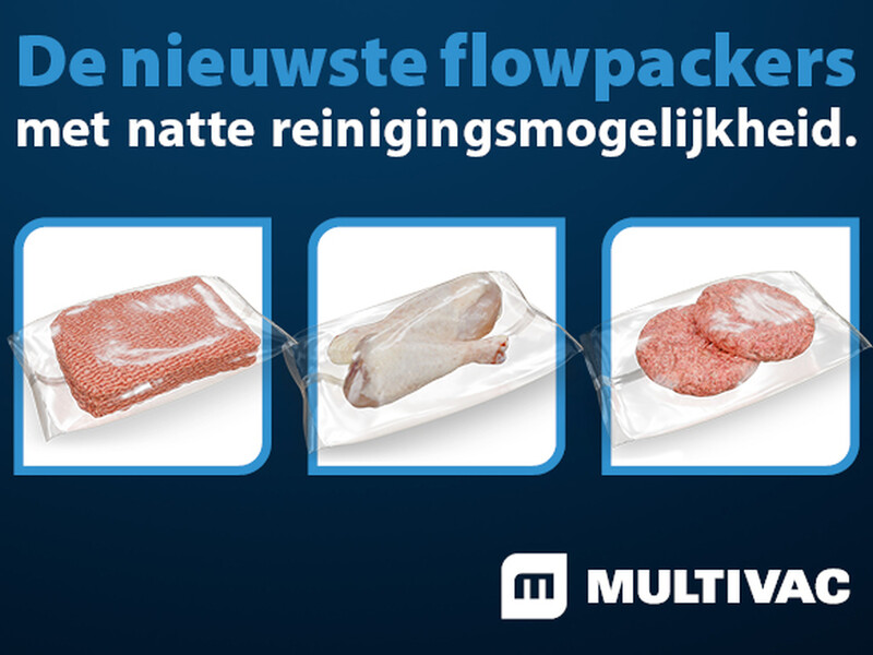 Flowpacken op het scherpst van de snede met MULTIVAC