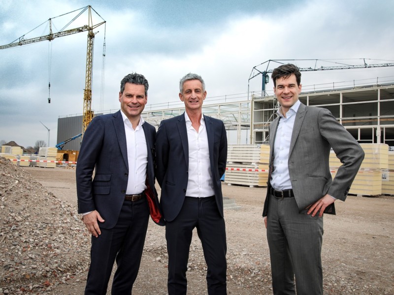 Aan de Stegge en Sligro vieren hoogste punt nieuwbouw